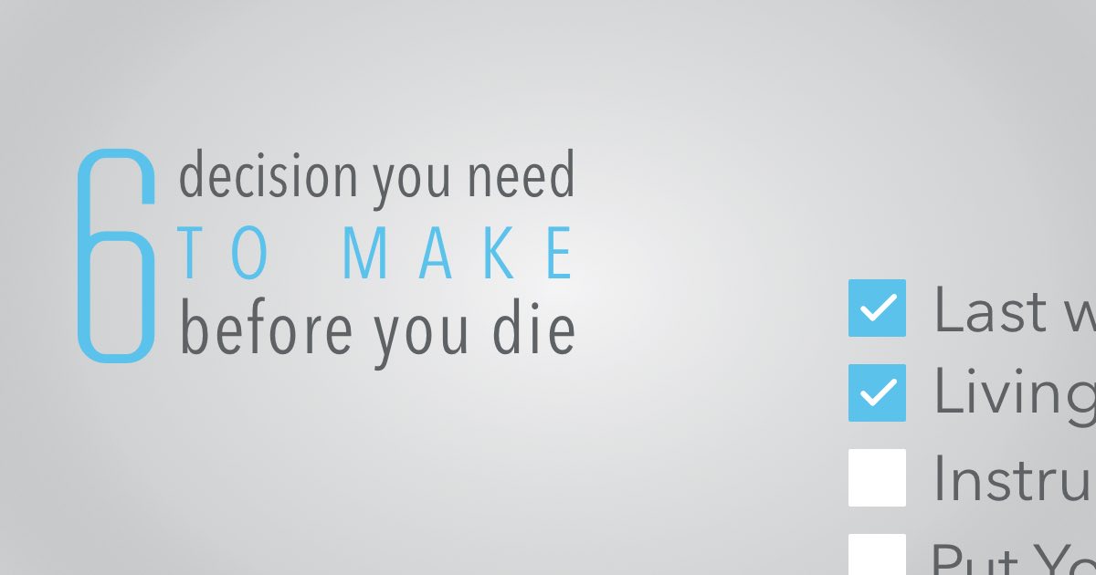 6 decisions you need to make